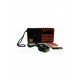 Joc Portable FM Radio Red/Black