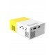 Docooler YG300 LED Projector 400 Lumens With USB/HD/AV/TF Card Slot/Mini Pocket Remote Controller For Smartphone/Laptop White/Yellow